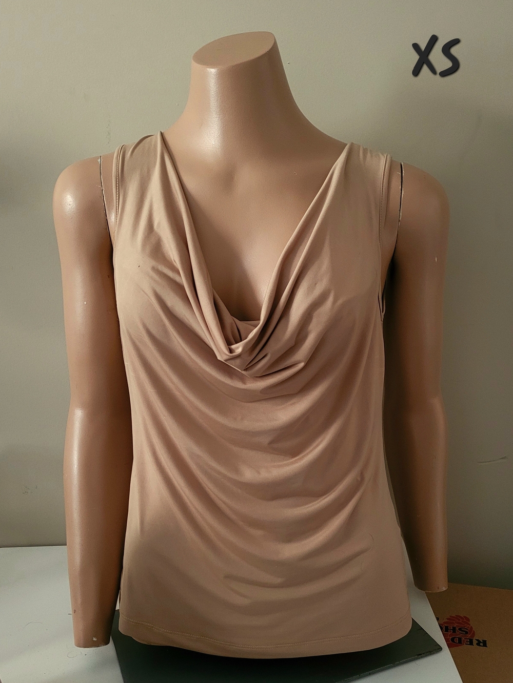 Cleo Cowl Neck Camisole -Golden Tan